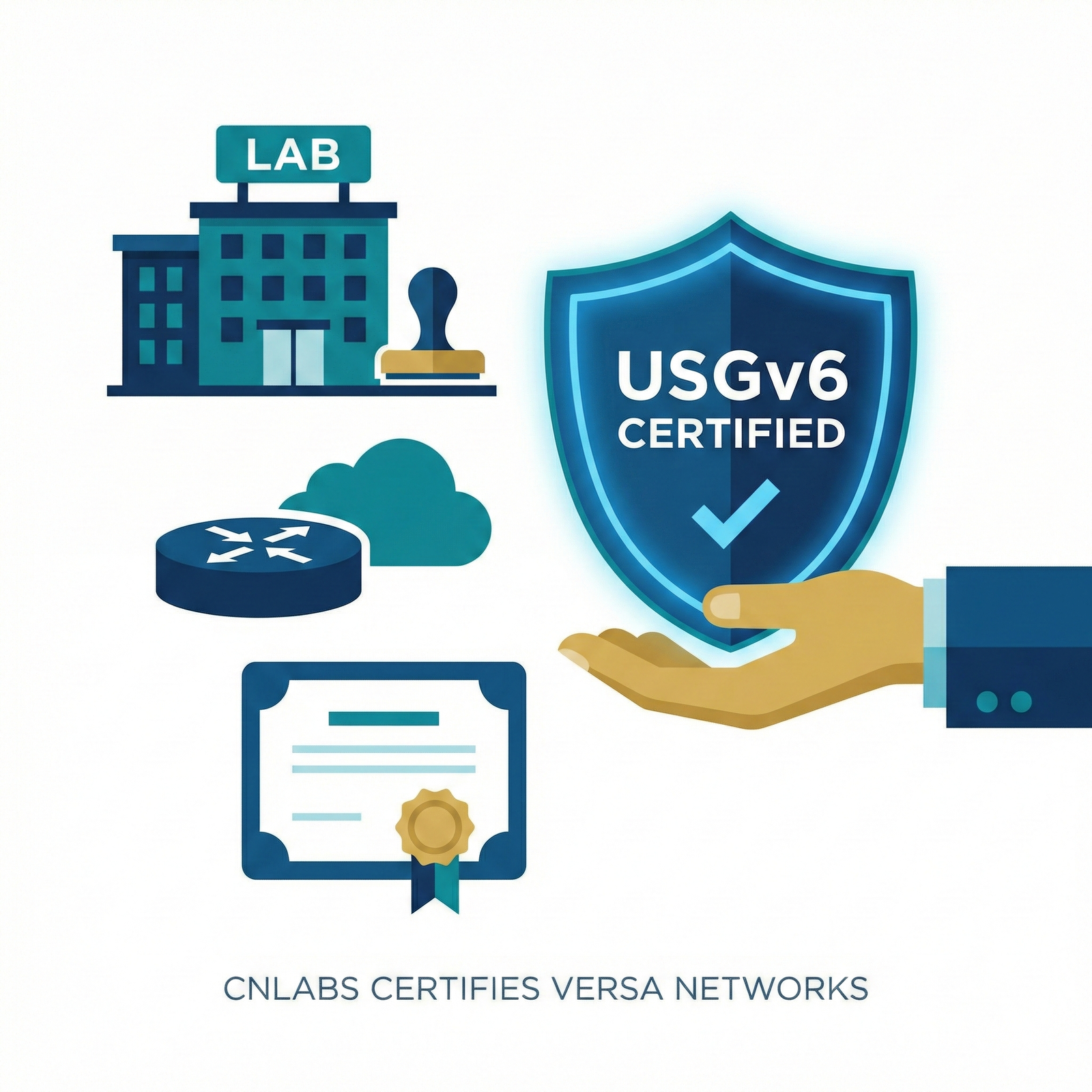 CNLABS Certifies Versa Networks for NIST’s USGv6 Program